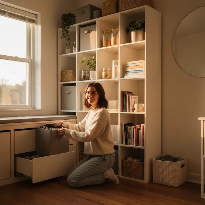 rangement petits espaces — exemple