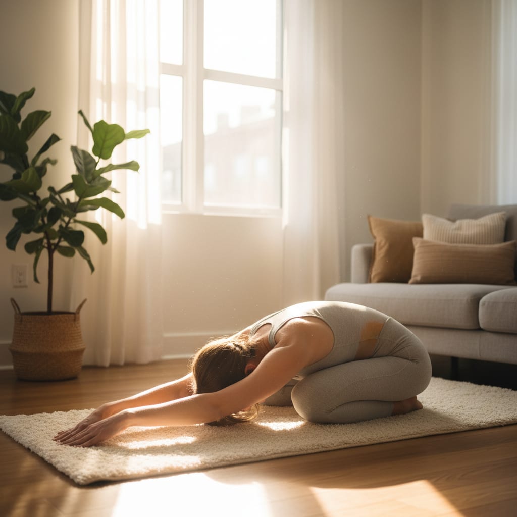 Étirements du matin pour une routine matinale énergisante